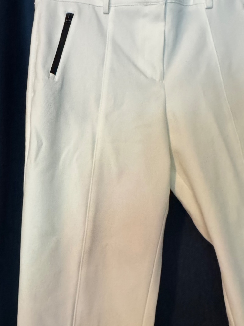 NWT Talbots Chatham Ankle Pants Women's 12P White Stretch Slim Leg - Picture 10 of 16